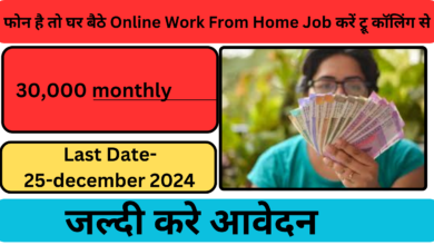 Online Work From Home Job