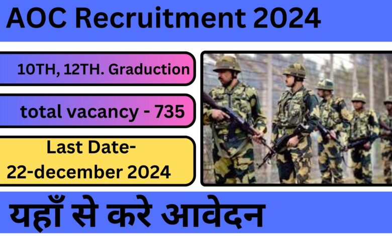 AOC Recruitment 2024