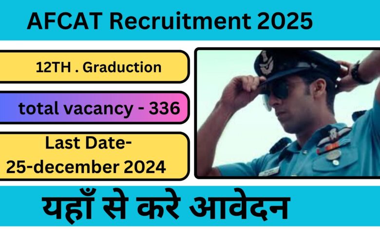 AFCAT 2025 Online Apply